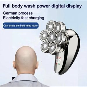 Seven Heads Electric Shaver Razor Water Proof Cordless